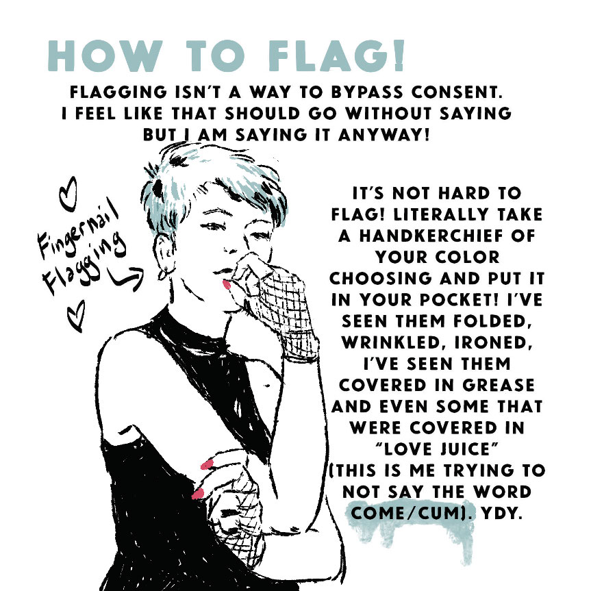 Yes Im Flagging Queer Flagging 101 How To Use The Hanky Code To